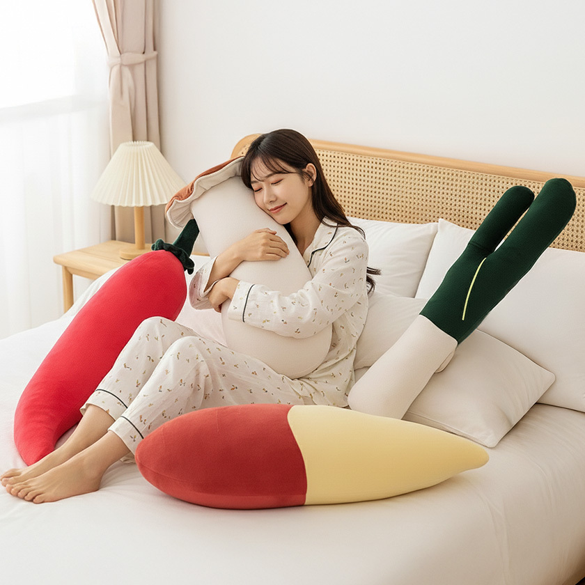 일상나눔 야채 모찌 바디필로우 4 colors